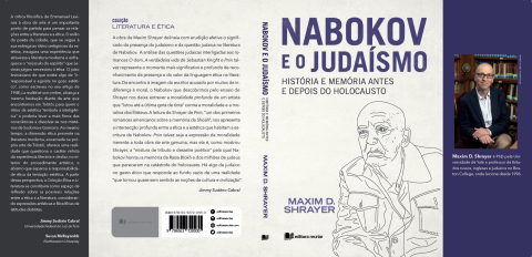 Cover of Nabokov e o Judaísmo: História e Memória antes e depois do Holocausto, by Maxim D. Shrayer